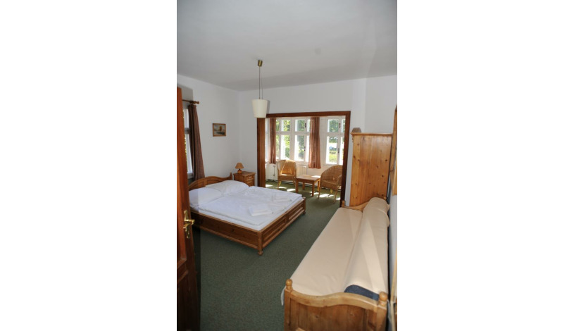 Hotel Villa Hubertus Špindlerův Mlýn - Dvoulůžkový pokoj + přistýlka